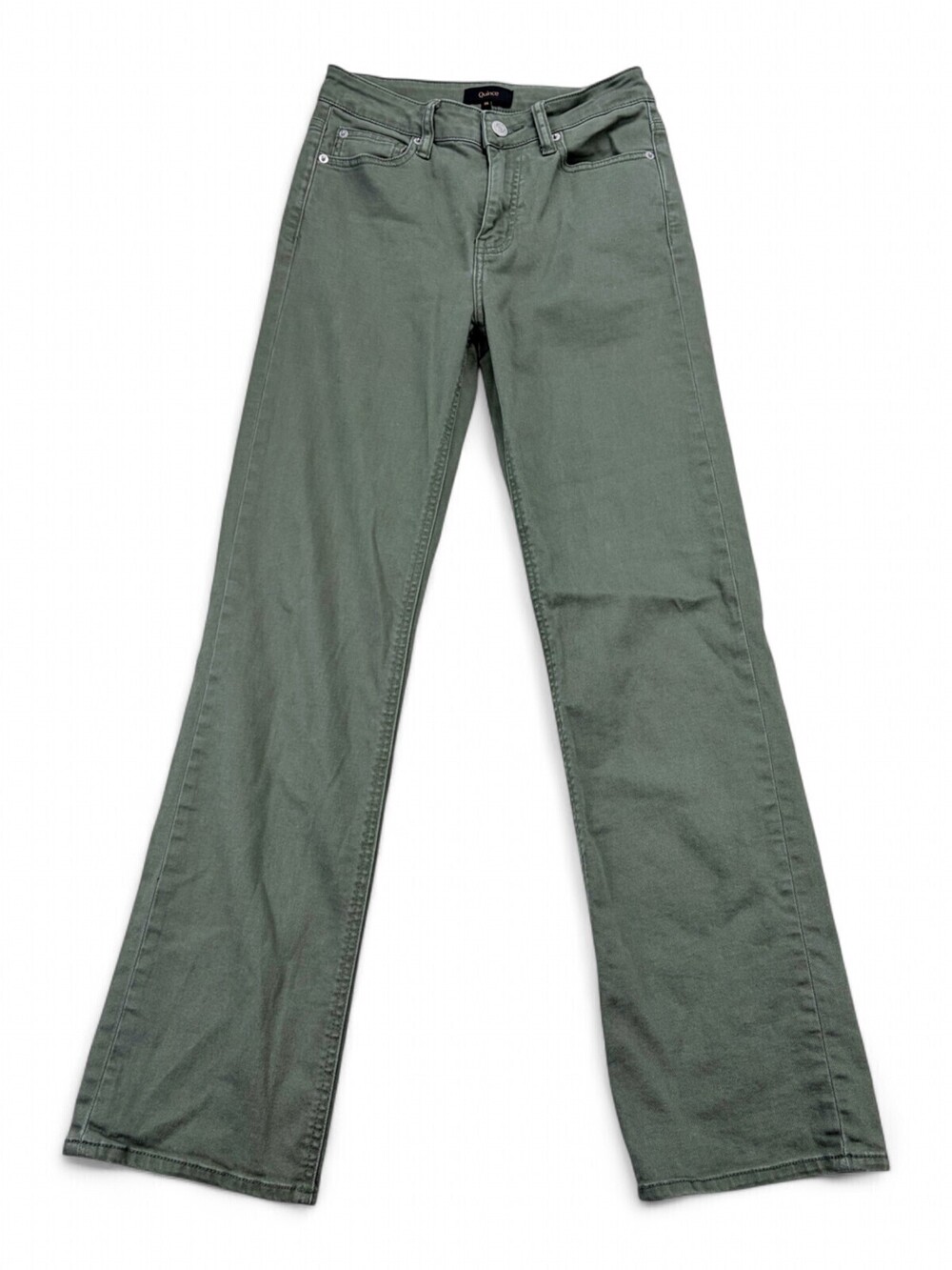 Quince Women's Straight Leg Jeans Olive Green Size 26